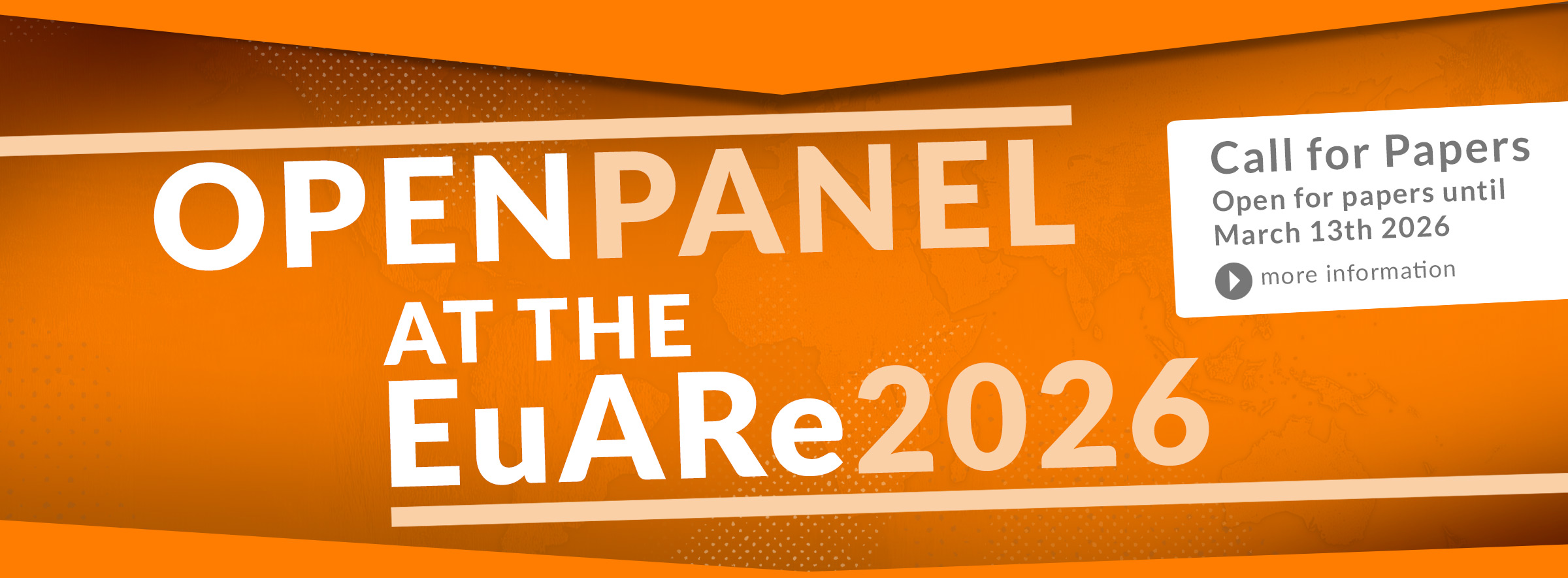 Open Panels at EuARe2026